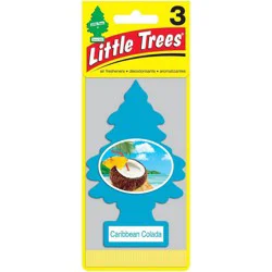 Little Trees Caribbean Colada Air Freshener 3 Each