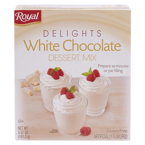 slide 1 of 1, Royal Delights White Chocolate Dessert Mix, 3.57 oz