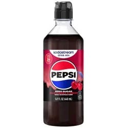 SodaStream Pepsi Zero Sugar Wild Cherry & Cream Drink Mix, 14.9 fl oz