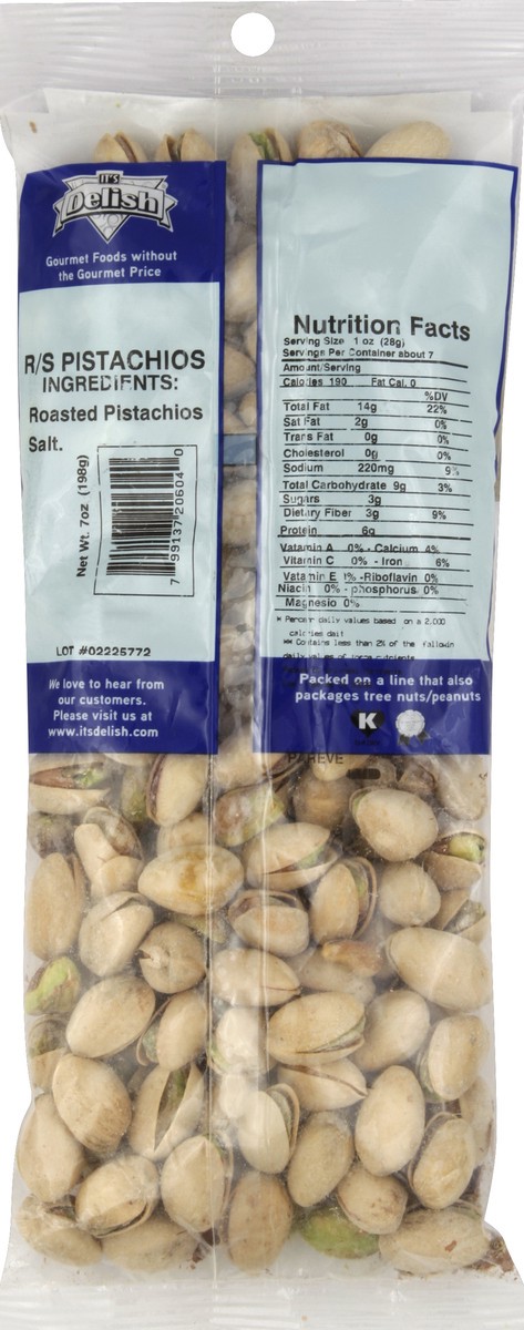 slide 3 of 4, It's Delish Pistachios 7 oz, 7 oz