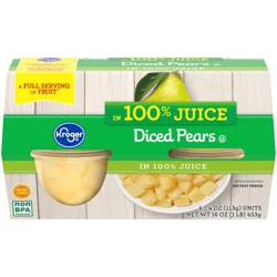 Kroger Diced Pear Cups