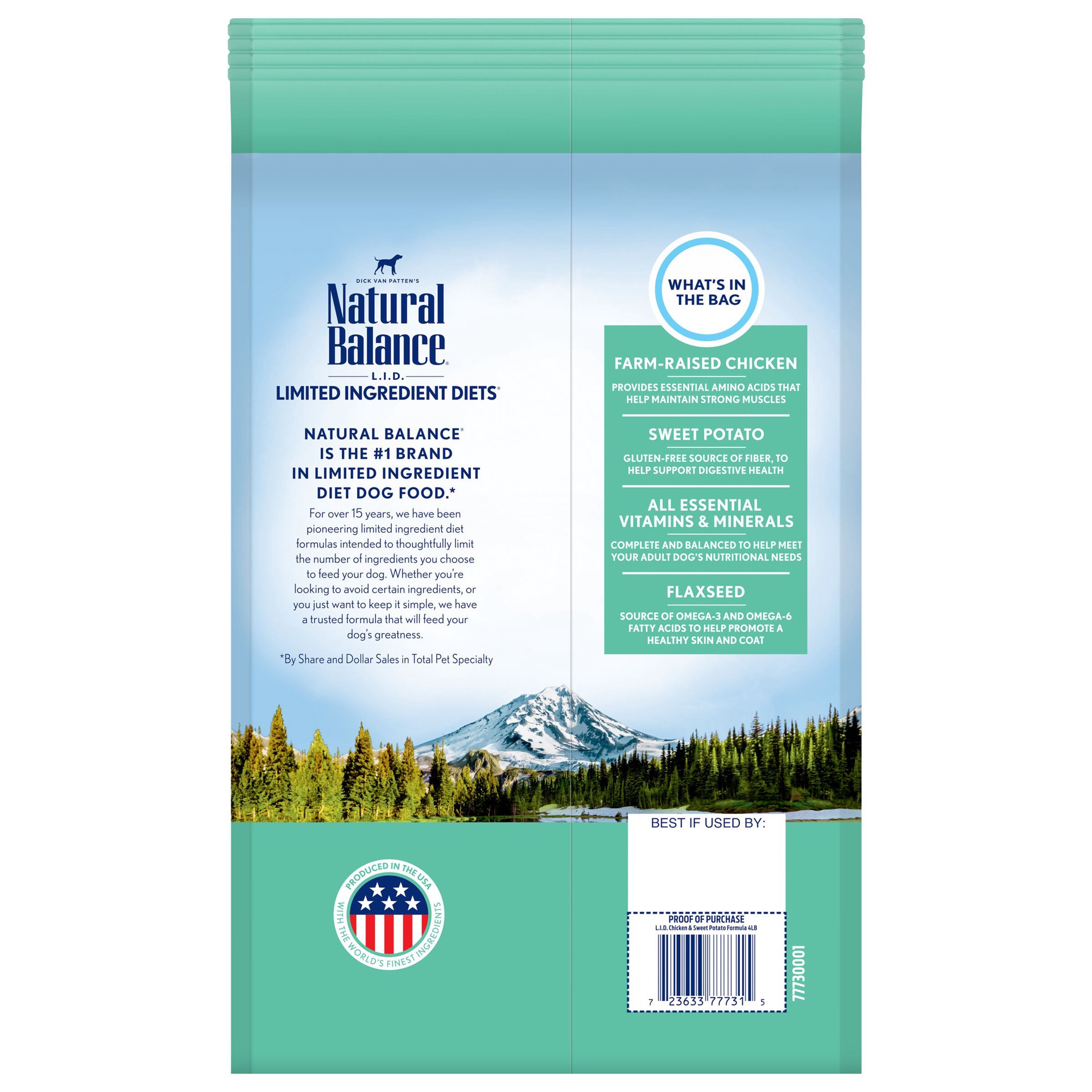 slide 2 of 5, Natural Balance Limited Ingredients Diets Chicken & Sweet Potato Formula Dog Food 4 lb, 4 lb