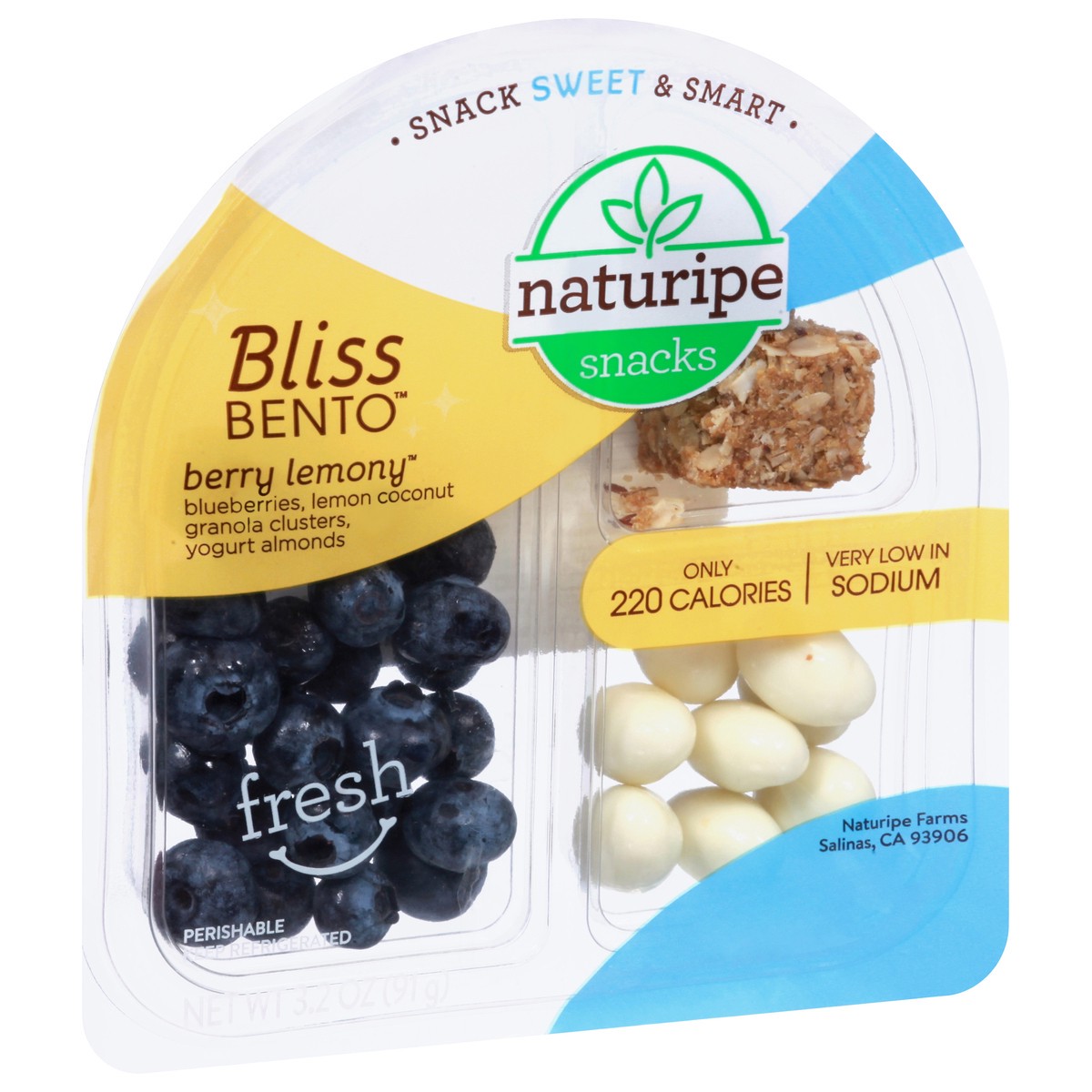 slide 2 of 12, Naturipe Bliss Bento Berry Lemony Snacks 3.2 oz, 3.2 oz