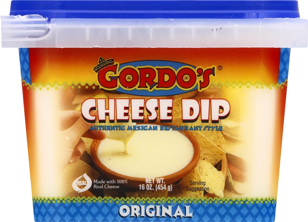 slide 1 of 25, Gordo's Original Cheese Dip 16 oz, 16 oz