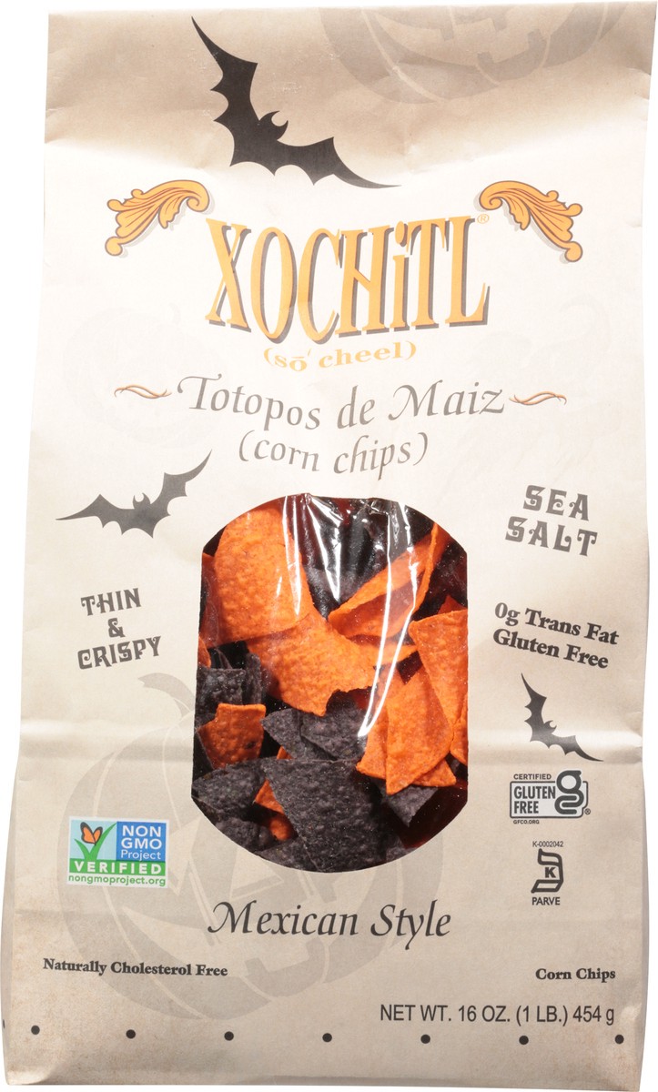 slide 6 of 9, Xochitl Mexican Style Thin & Crispy Sea Salt Corn Chips 16 oz, 16 oz
