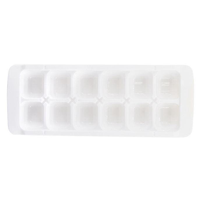 slide 1 of 1, Simply Essential Ice Cube Trays - Clear/White, 2 ct