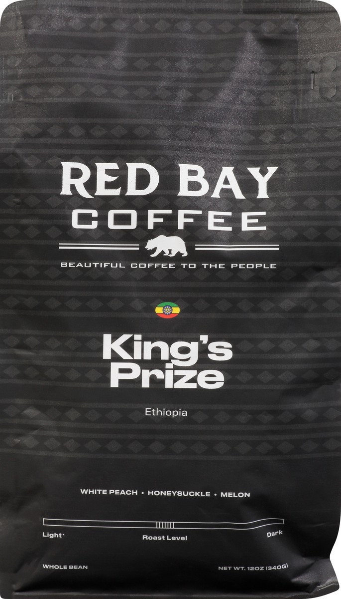 slide 6 of 9, Red Bay Coffee Medium Whole Bean King's Prize Coffee 12 oz, 12 oz