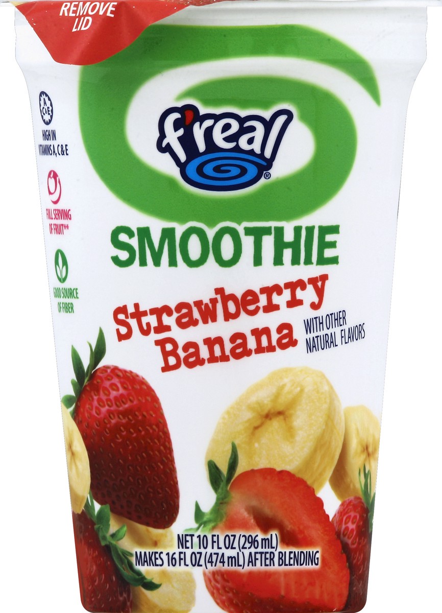 slide 3 of 3, FReal Smoothie 10 oz, 10 oz