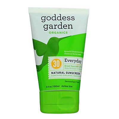 slide 1 of 1, Goddess Garden Organics Natural Sunscreen Spf 30, 3.4 oz