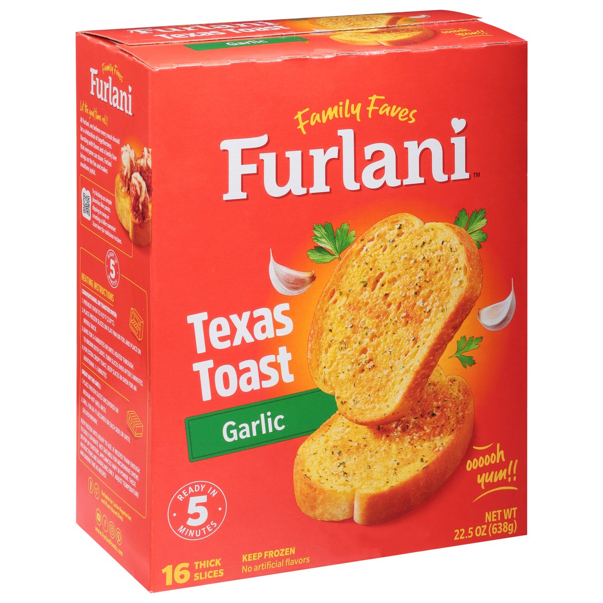 slide 6 of 9, Furlani Garlic Texas Toast 16 ea, 16 ct