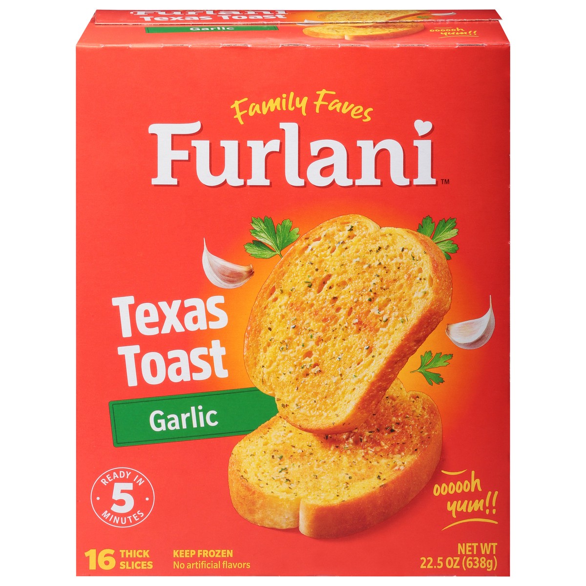 slide 1 of 9, Furlani Garlic Texas Toast 16 ea, 16 ct