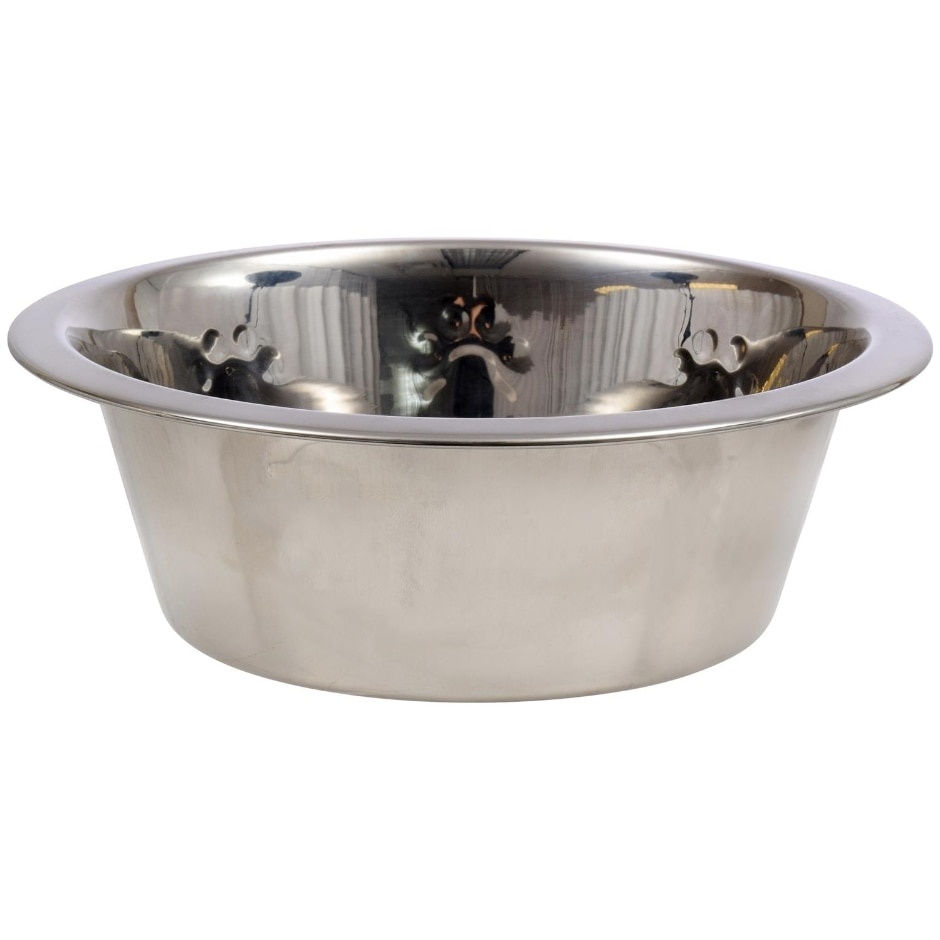 slide 1 of 1, Family Pet Stainless-Steel Pet Bowls, 1 ct
