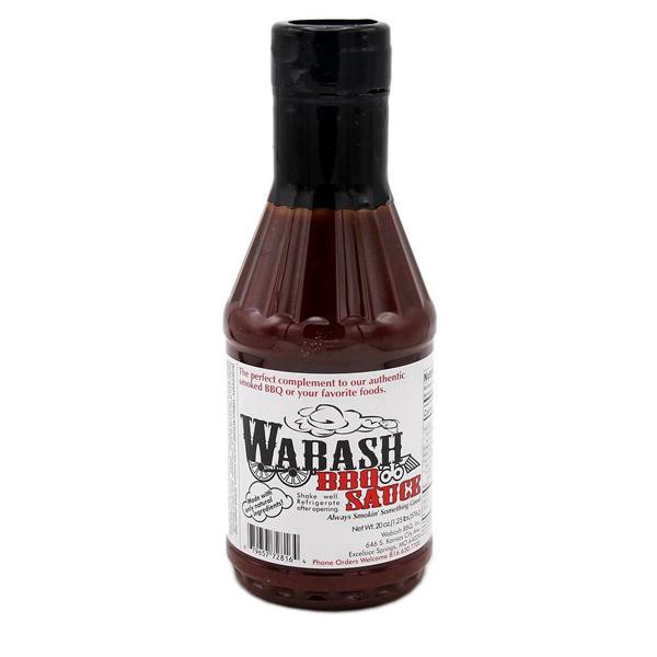 slide 1 of 1, Wabash BBQ Sauce, 20 oz