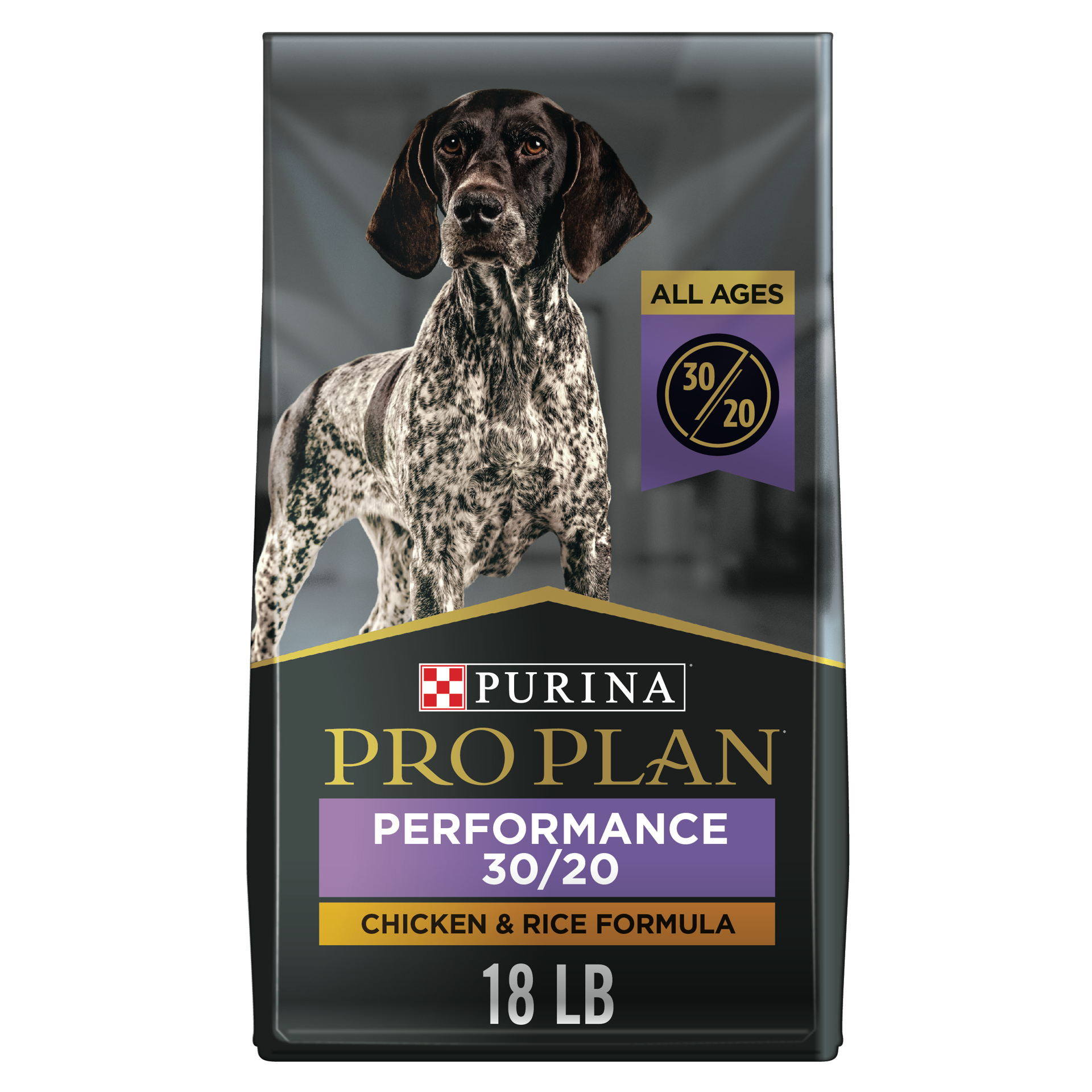 slide 1 of 9, Pro Plan Purina Pro Plan Sport Performance 30/20 Chicken and Rice Formula High Protein Dog Food, 18 lb