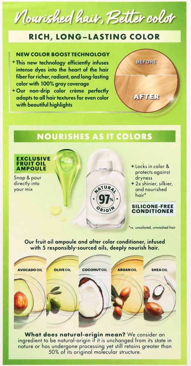 slide 6 of 11, Garnier Light Golden Blonde 93 Ultra Creme Permanent Hair Color 1 ea, 1 ct