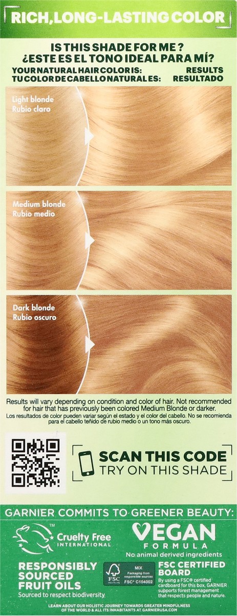 slide 11 of 11, Garnier Light Golden Blonde 93 Ultra Creme Permanent Hair Color 1 ea, 1 ct