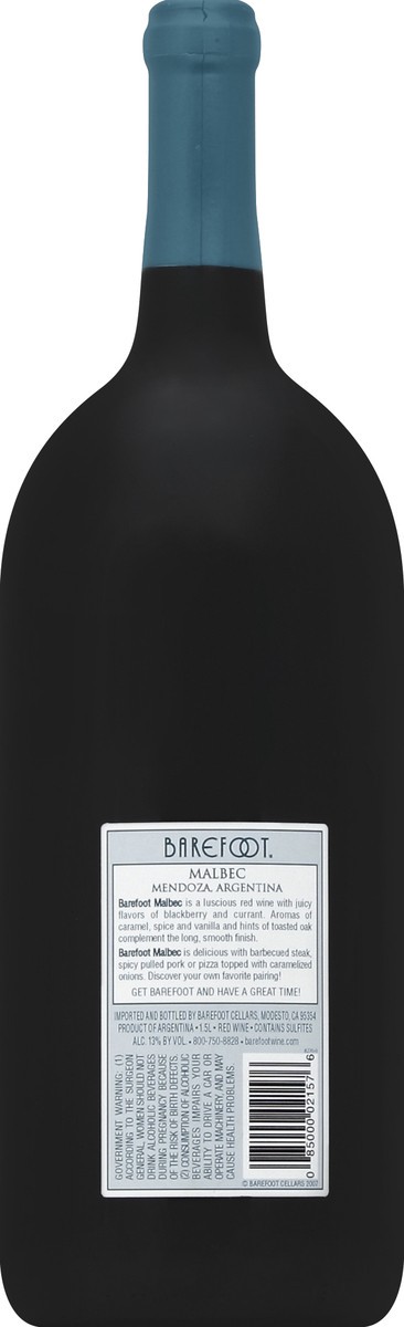 slide 2 of 6, Barefoot Red Wine, 1.50 liter