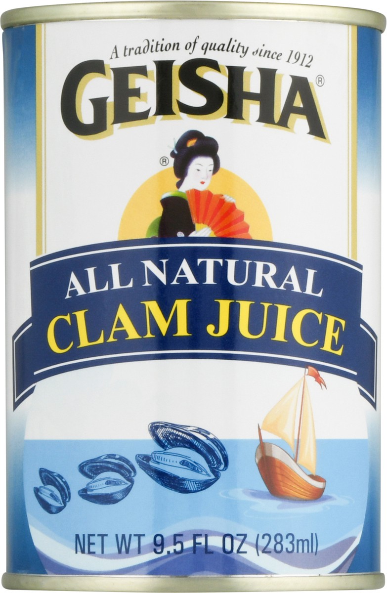 slide 1 of 9, Geisha All Natural Clam Juice 9.5 fl oz, 9.5 fl oz