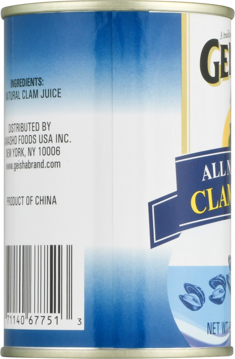 slide 7 of 9, Geisha All Natural Clam Juice 9.5 fl oz, 9.5 fl oz