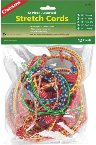 slide 1 of 1, Coghlan's Assorted Stretch Cords, 1 ct