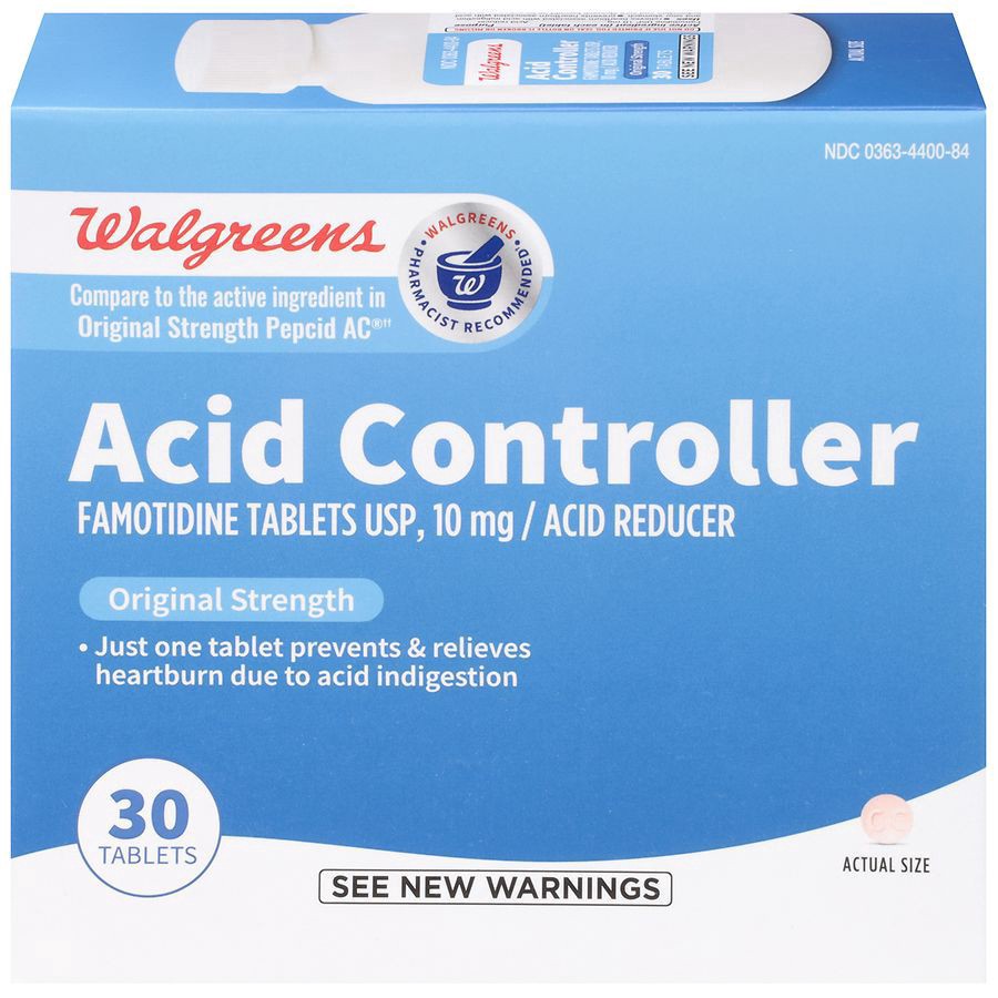 slide 1 of 5, Walgreens Acid Reducer Famotidine 10 mg, 30 ct