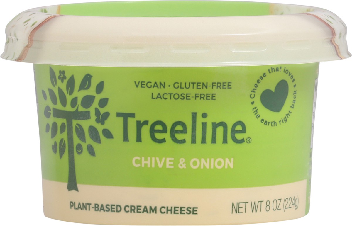 slide 6 of 9, Treeline Non-Dairy Cashew Chive & Onion Cream Cheese 8 oz, 8 oz