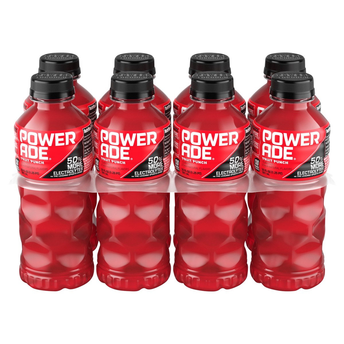 slide 1 of 9, POWERADE Fruit Punch Bottles- 8 ct, 8 ct