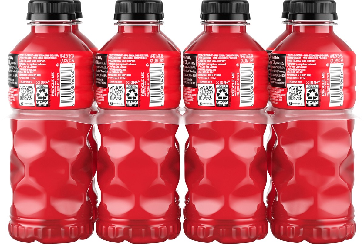 slide 4 of 9, POWERADE Fruit Punch Bottles- 8 ct, 8 ct