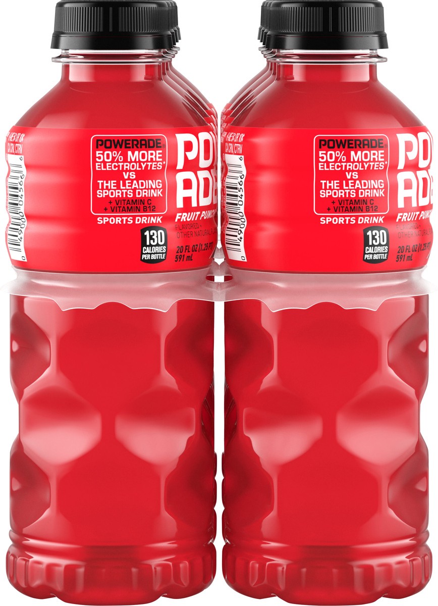 slide 8 of 9, POWERADE Fruit Punch Bottles- 8 ct, 8 ct