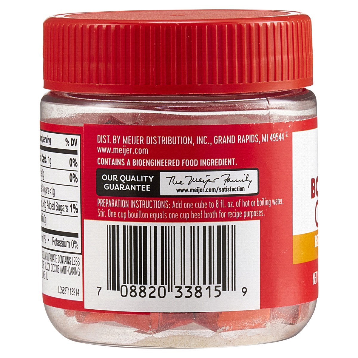 slide 12 of 21, Meijer Bouillon Beef Cubes, 25 ct
