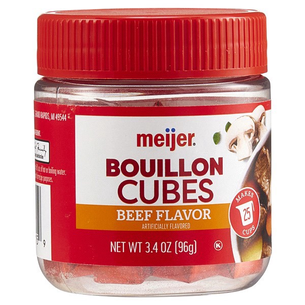slide 2 of 21, Meijer Bouillon Beef Cubes, 25 ct