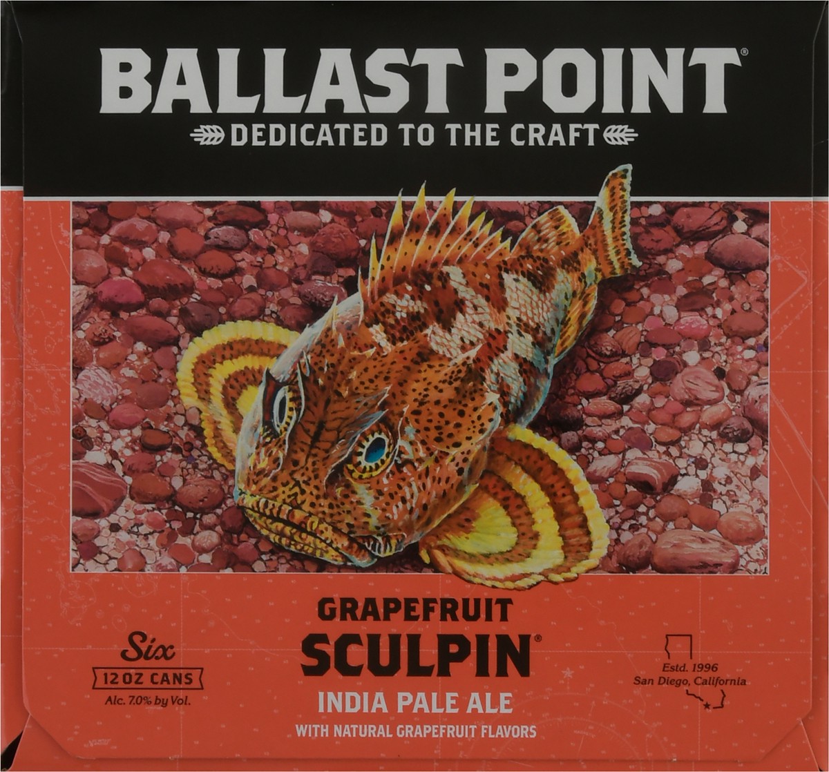 slide 2 of 10, Ballast Point Sculpin Grapefruit India Pale Ale Beer 6 ea, 6 ct