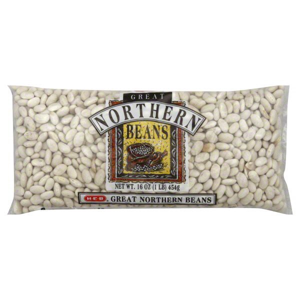 slide 1 of 1, H-E-B Great Northern Beans, 16 oz