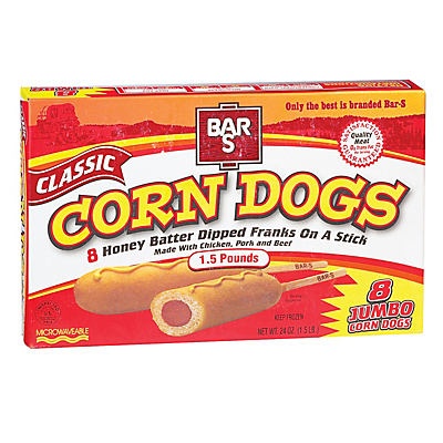 slide 1 of 1, Bar-S Classic Corn Dogs, 8 ct; 3 oz