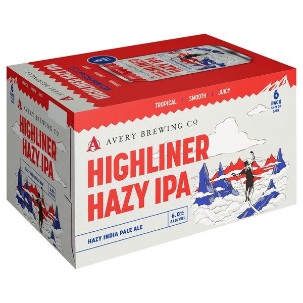 slide 1 of 1, Avery Brewing Beer, Hazy IPA, Highliner, 6 Pack, 6 ct