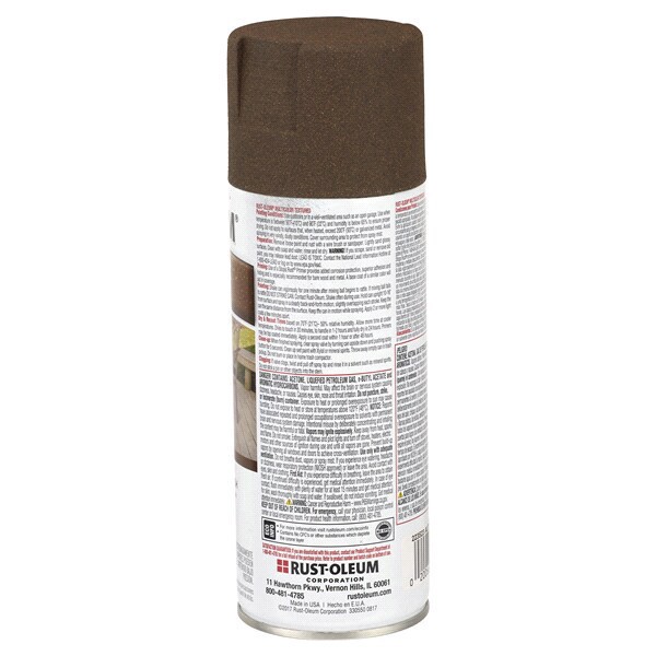 slide 5 of 9, Rust-Oleum Stops Rust Protective Multi-Color Textured Spray Paint - 223523, Autumn Brown, 12 oz