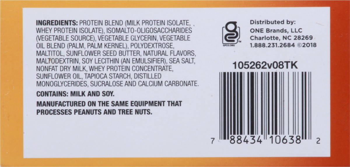 slide 8 of 9, ONE Maple Glazed Doughnut Flavored Protein Bars, 2.12 oz (4 Count), 4 ct
