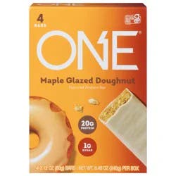 One Maple Glazed Doughnut Protein Bar 4 - 2.12 oz Bars
