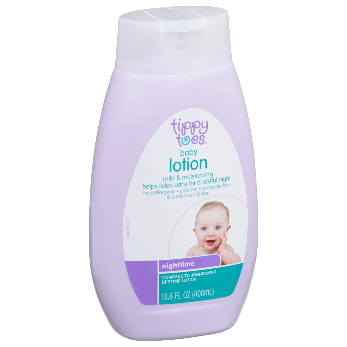 slide 9 of 9, Tippy Toes Nighttime Baby Lotion 13.6 oz, 13.6 fl oz