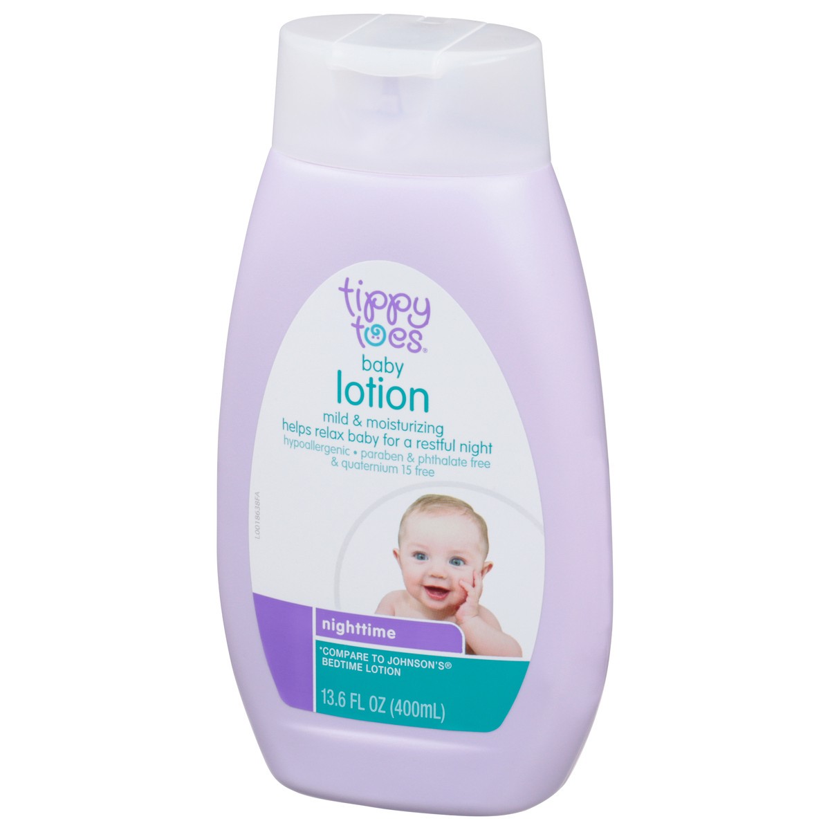 slide 3 of 9, Tippy Toes Nighttime Baby Lotion 13.6 oz, 13.6 fl oz