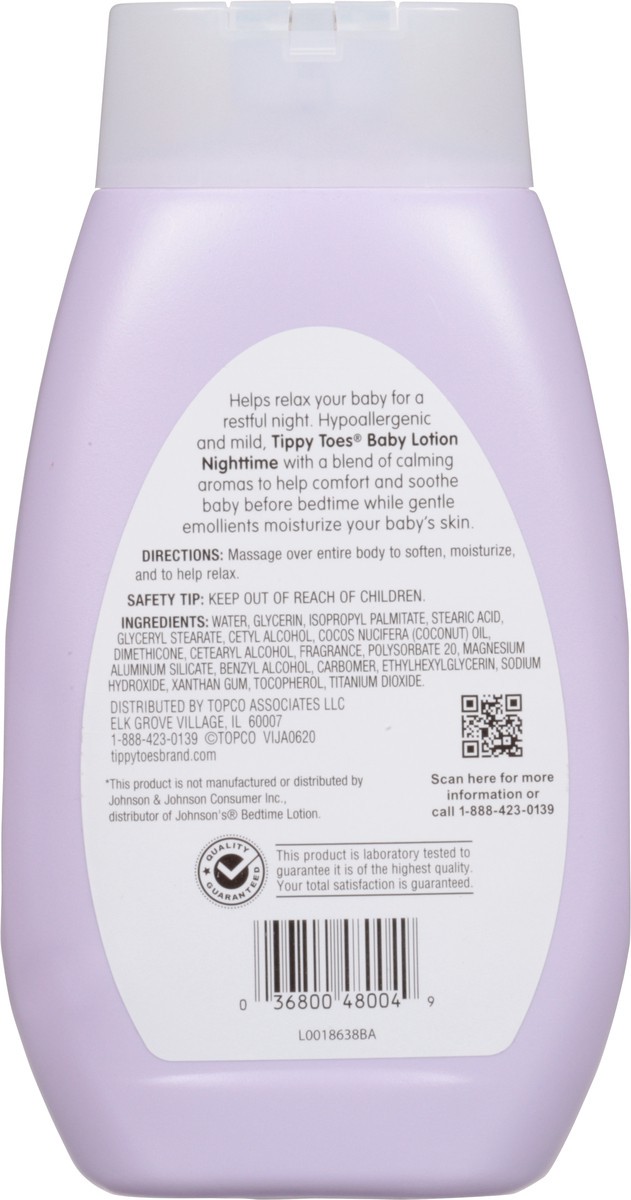 slide 8 of 9, Tippy Toes Nighttime Baby Lotion 13.6 oz, 13.6 fl oz