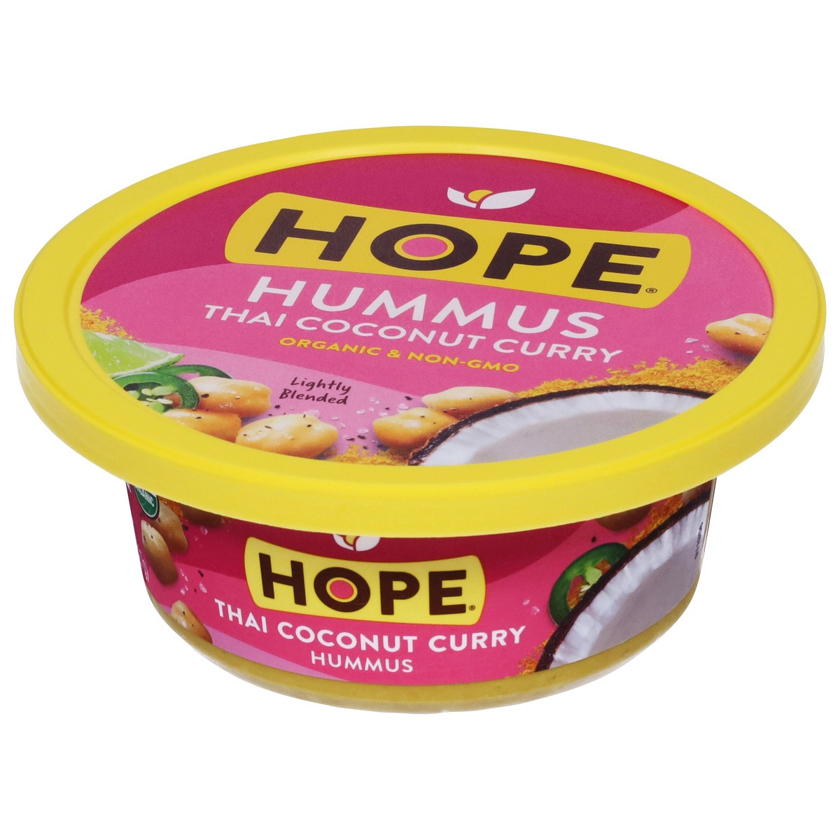 slide 3 of 9, Hope Foods Org Thai Coconut Cur Hummus, 8 oz