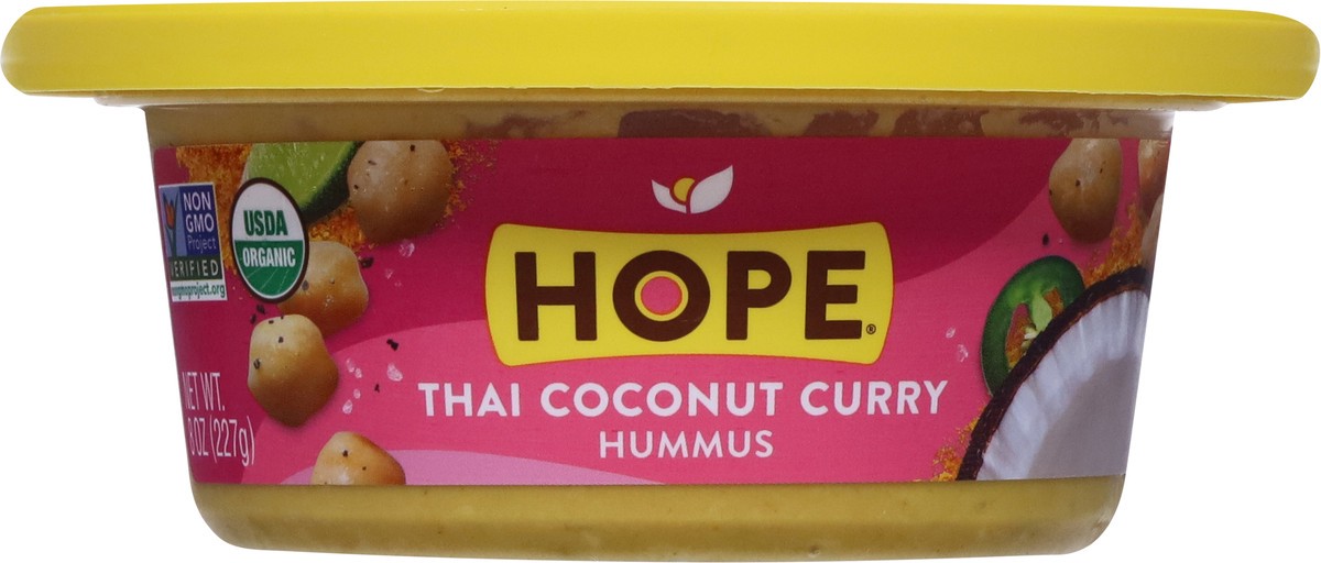 slide 6 of 9, Hope Foods Org Thai Coconut Cur Hummus, 8 oz