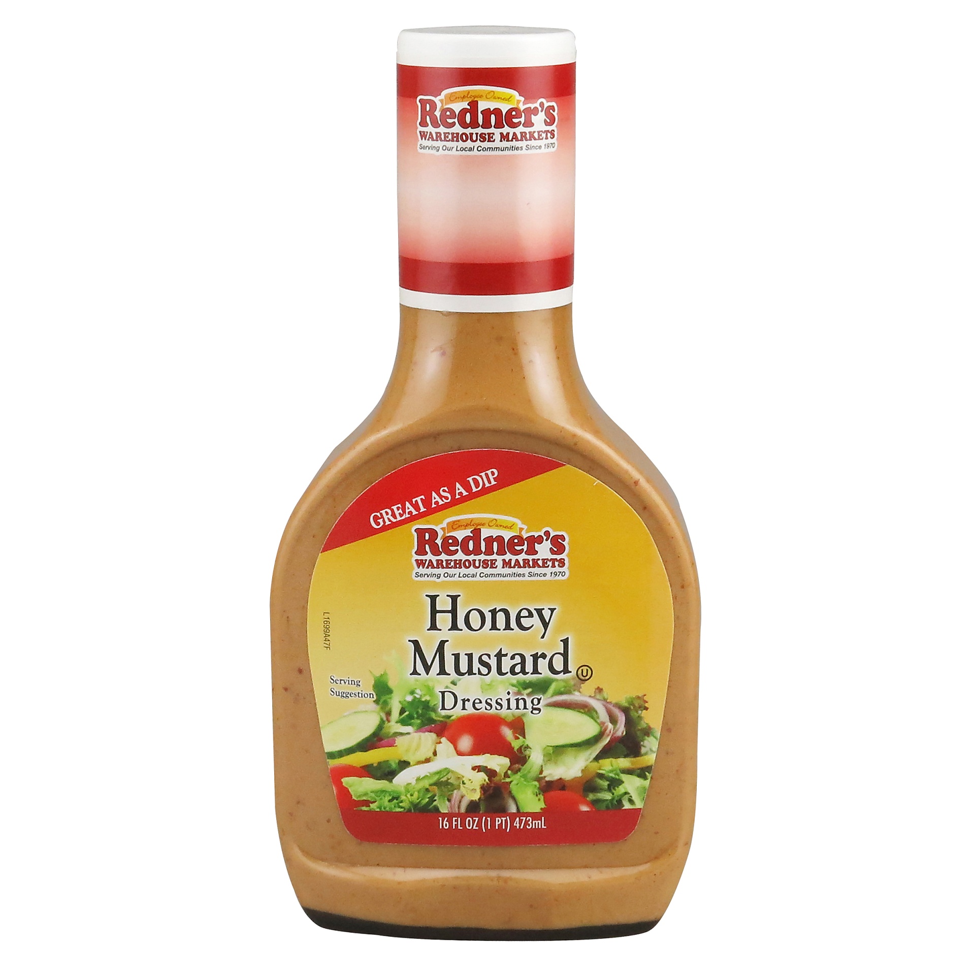 slide 1 of 1, Redner's Honey Mustard Dressing, 16 oz