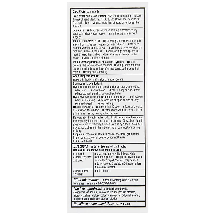 slide 4 of 5, Walgreens Ibuprofen Tablets USP, 200 mg, 500 ct