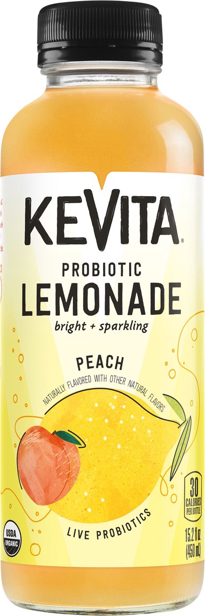 slide 5 of 8, KeVita Lemonade, 15.2 oz