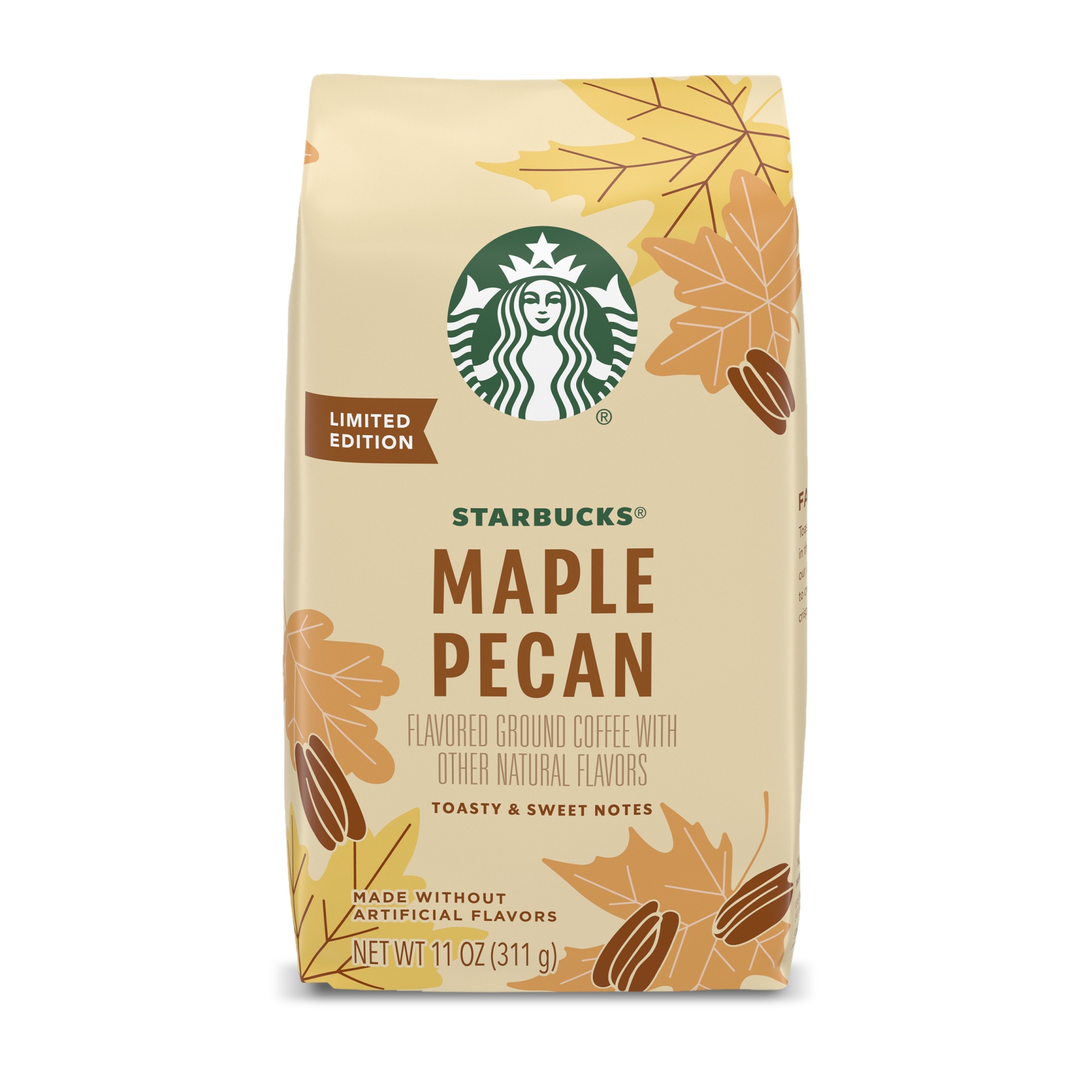 slide 1 of 1, Starbucks Maple Pecan Medium Roast Ground Coffee - 11oz, 11 oz