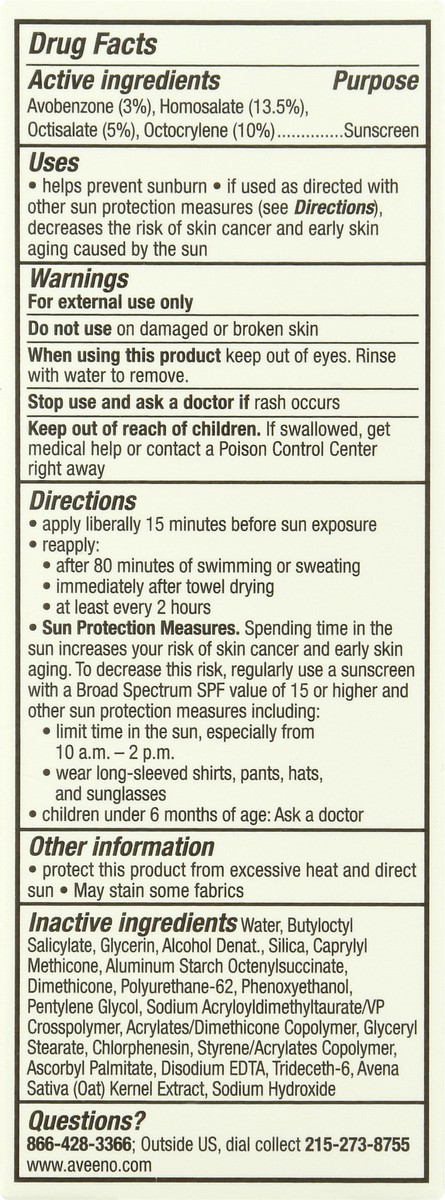 slide 9 of 9, Aveeno Protect + Hydrate Moisturizing Face Sunscreen Lotion with Broad Spectrum SPF 60 & Prebiotic Oat, Weightless & Refreshing Feel, Paraben-Free, Oil-Free, Oxybenzone-Free, 2.0 fl. oz, 2 oz