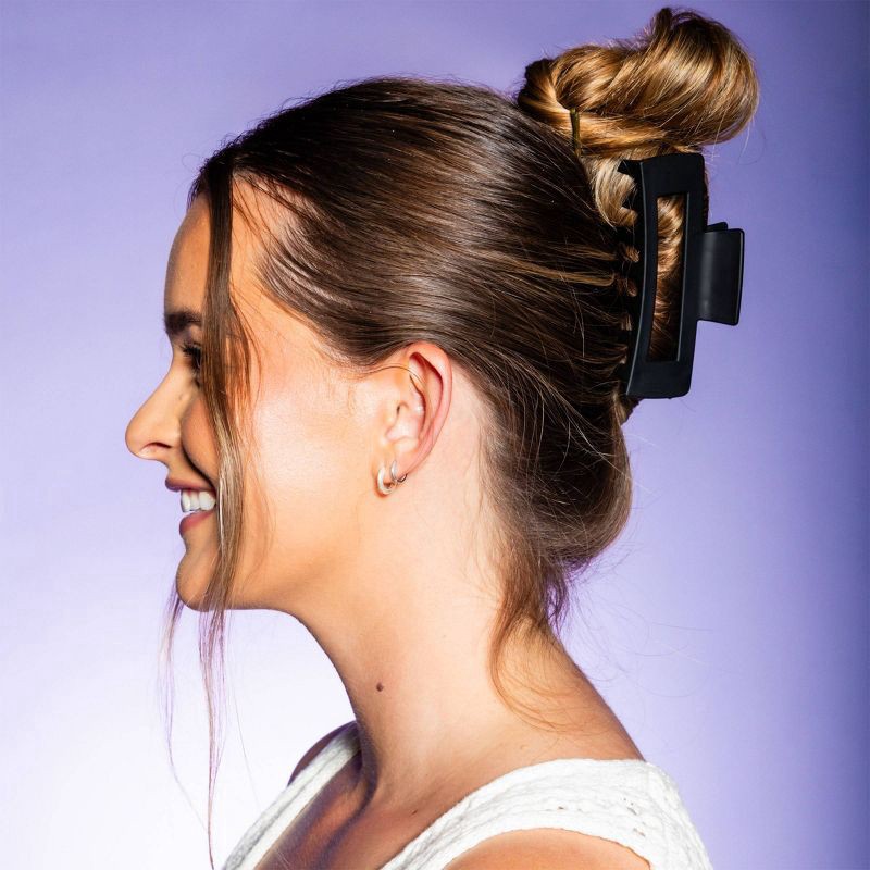 slide 7 of 8, Gimme Thick Hair Rectangle Claw Clips 2Pk, 1 ct