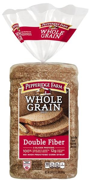 slide 1 of 1, Pepperidge Farm Double Fiber Whole Grain Bread, 24 oz